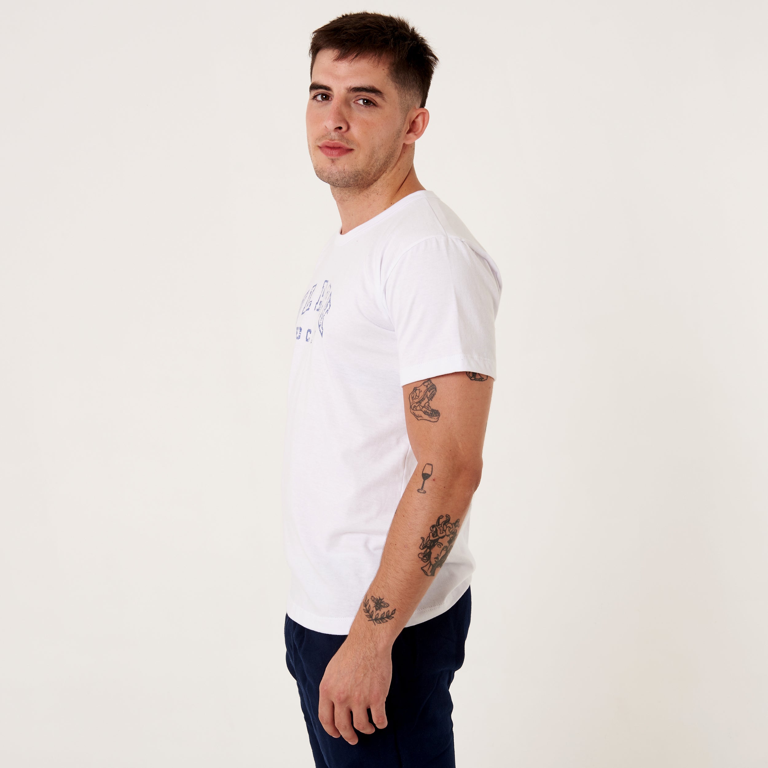 REMERA BLANCA  UNISEX AZALE